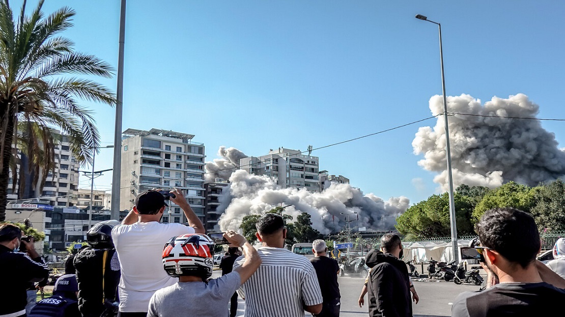 الجيش الإسرائيلي يوجه تحذيرا بقصف مبان في حارة حريك والحدث والشياح بضاحية بيروت الجنوبية