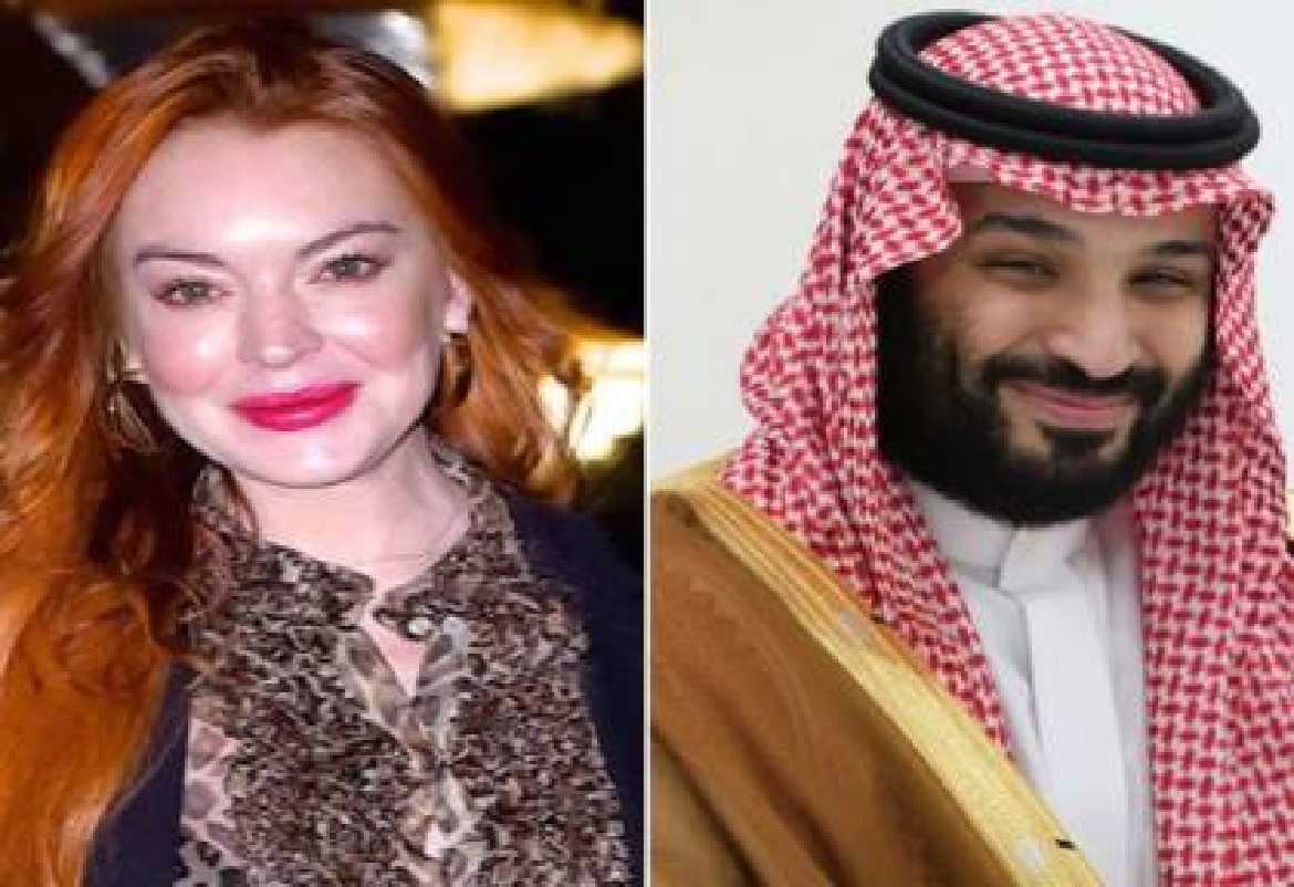 مجلة أمريكية : علاقة جديدة بين ليندسي لوهان وابن سلمان