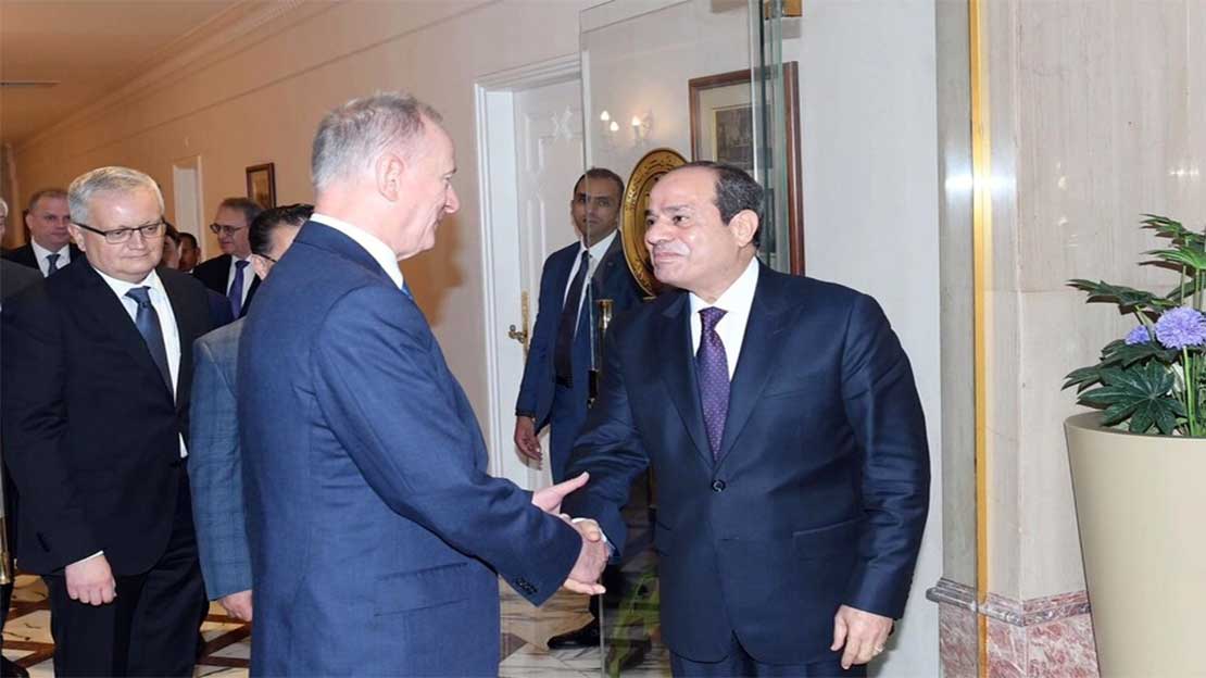 باتروشيف يبحث مع السيسي العلاقات الروسية المصرية