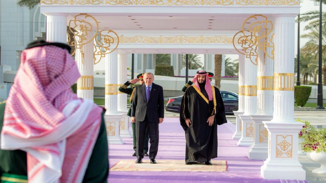 الأمير محمد بن سلمان يبحث مع أردوغان تطورات الأحداث في المنطقة 