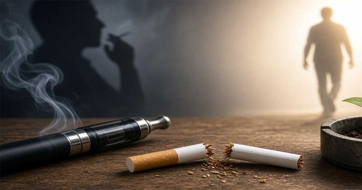 السجائر الإلكترونية ودورها الجدلي في الإقلاع عن التدخين دون دعم متخصص