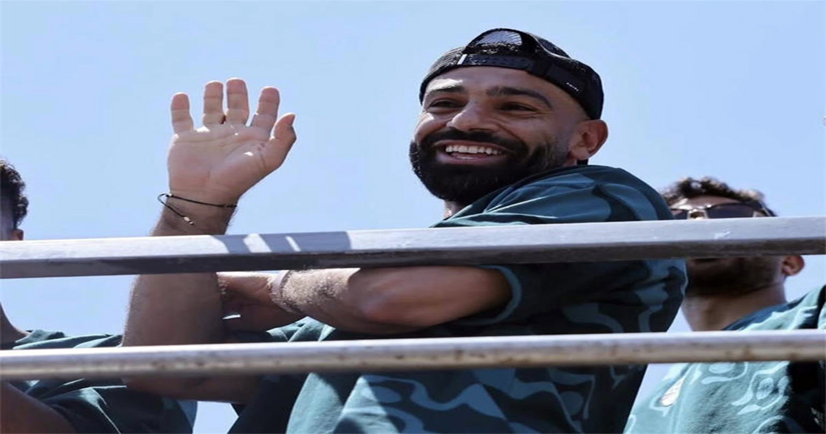 محمد صلاح يوجه رسائل هامة خلال حفل تكريم الرئيس السيسي لمنتخب مصر